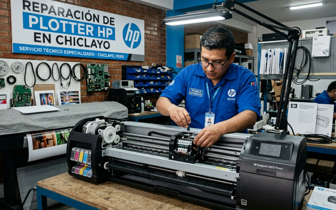 Reparación de Plotter HP en Chiclayo. ¡Visitamos tu Oficina o Taller
